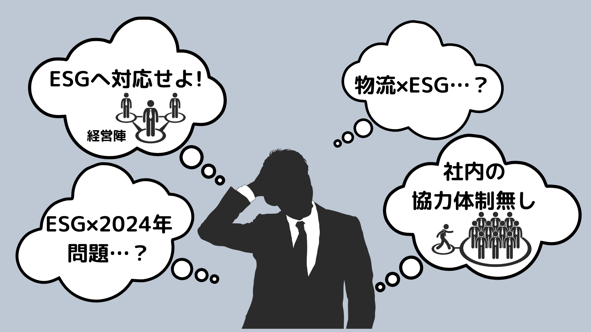 ロジスティクスにおけるESG実行の手引き公開セミナー　悩み